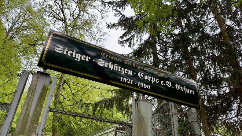 Eingangstor des Steiger-Schützen-Corps in Erfurt