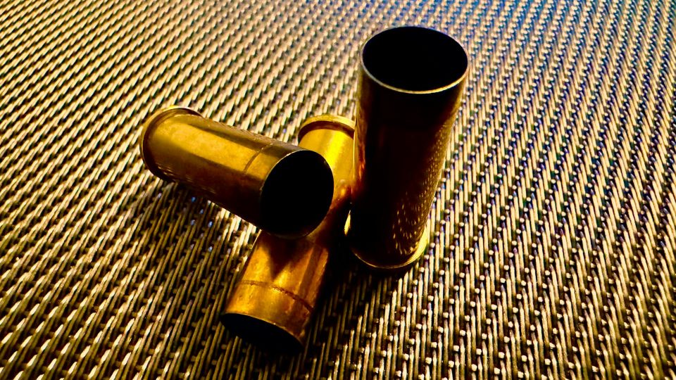 After firing, the cartridges are empty