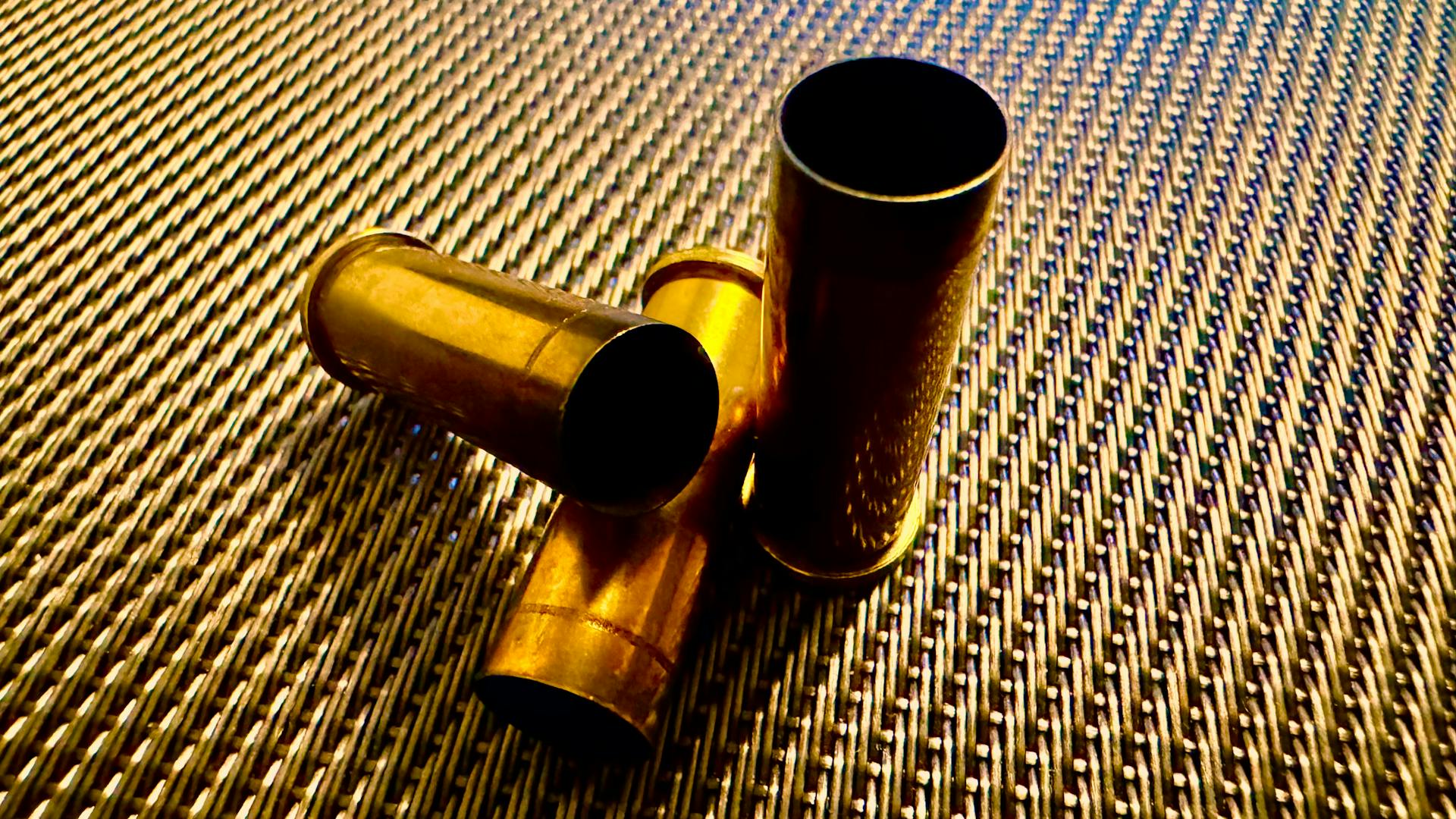 After firing, the cartridges are empty